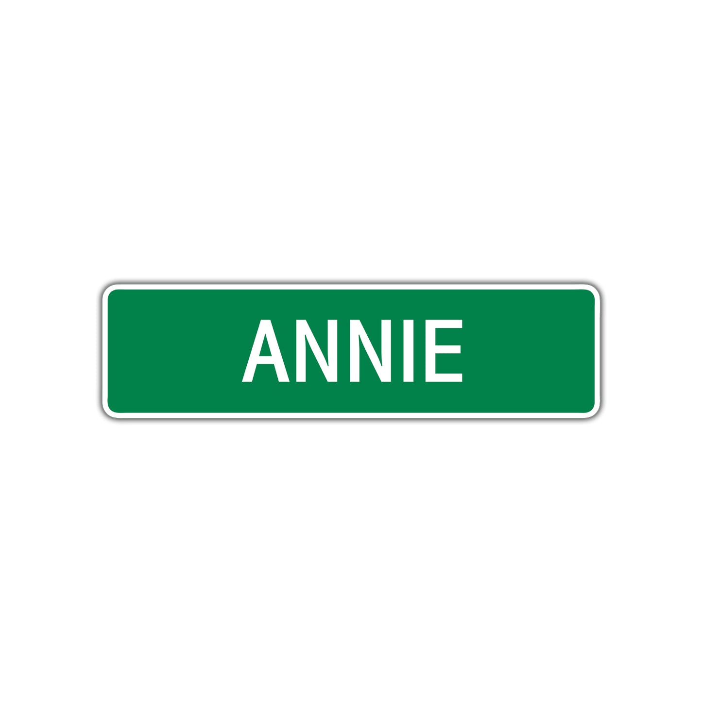 Annie Street Sign Children Name Room Plate
