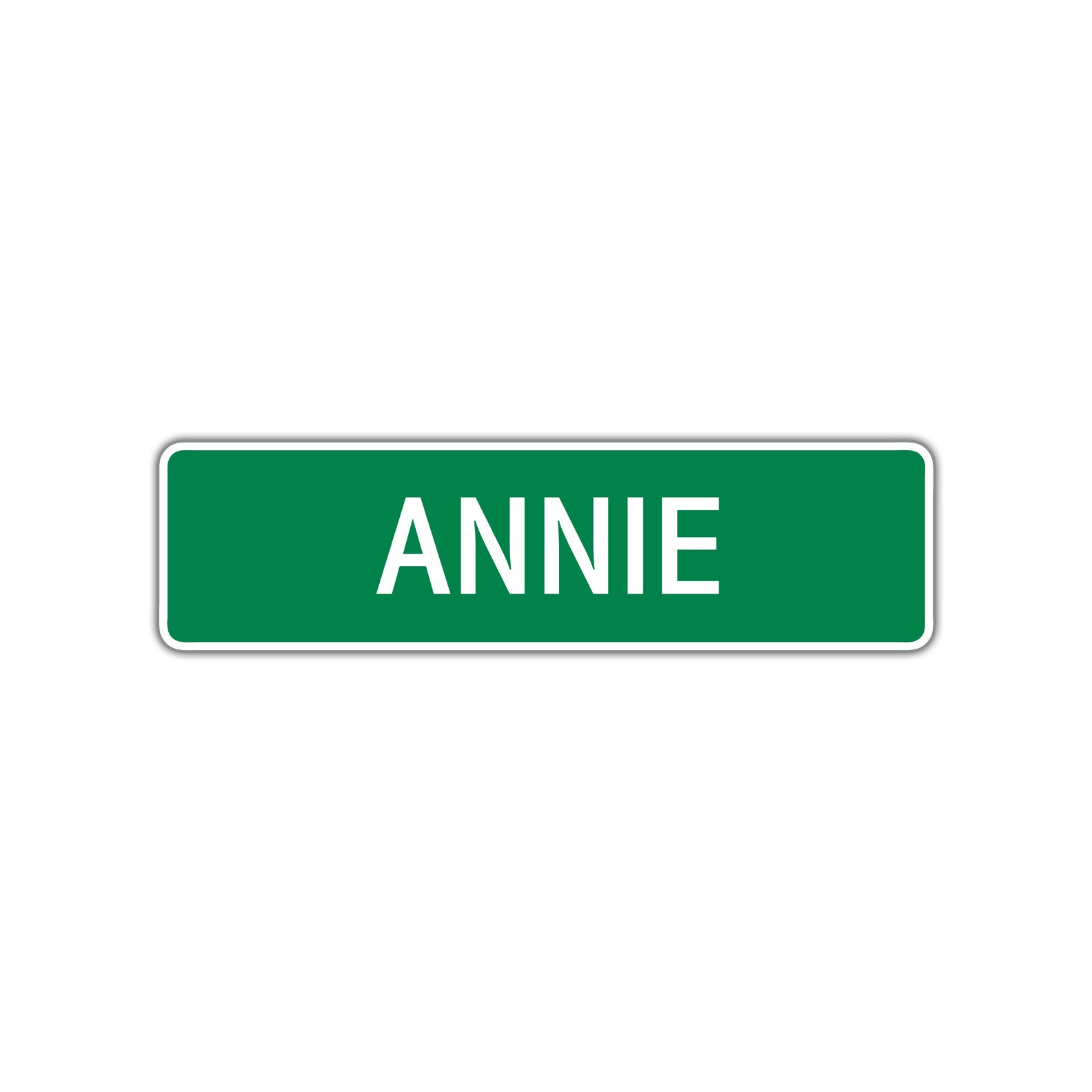 Annie Street Sign Children Name Room Plate