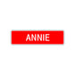 Annie Street Sign Children Name Room Plate