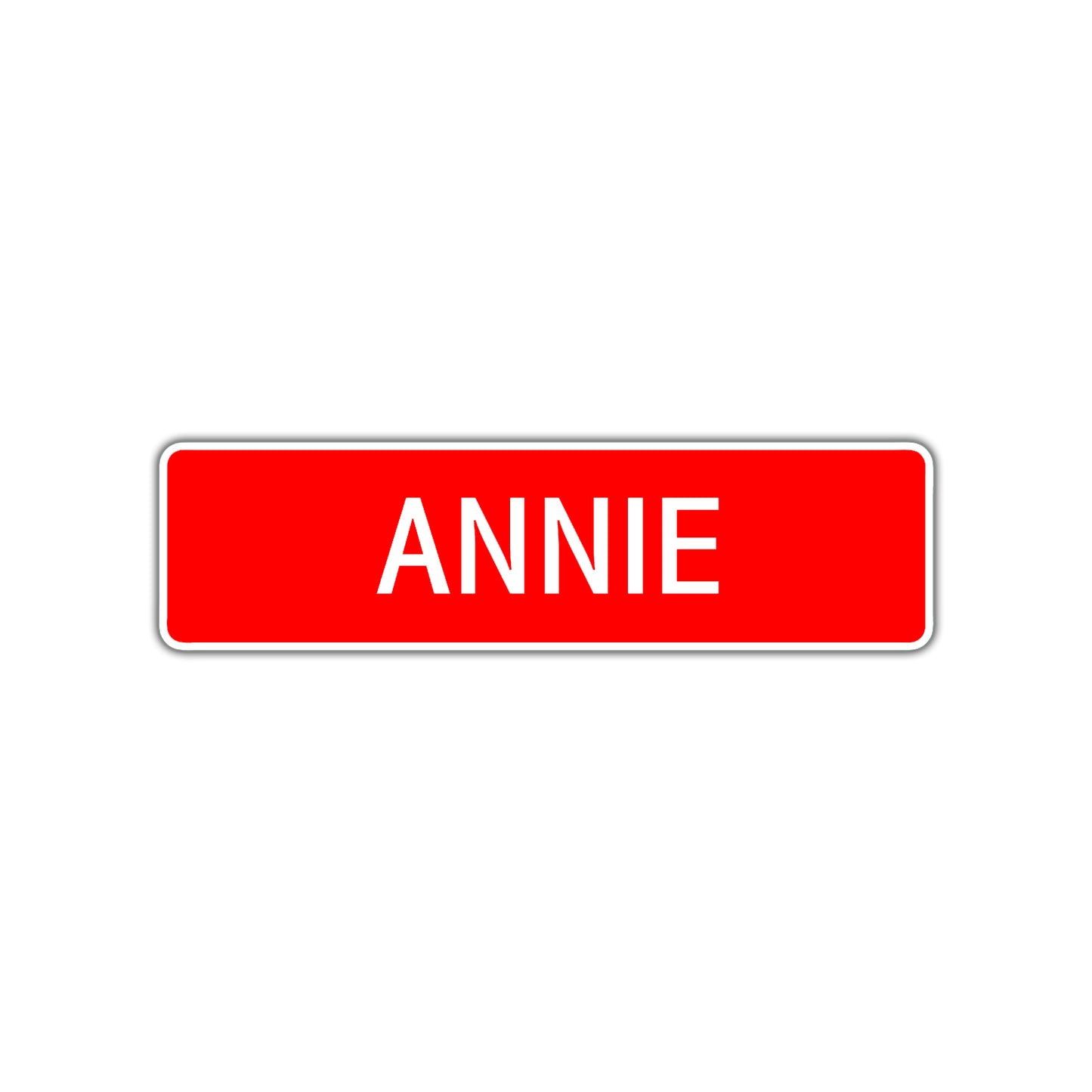 Annie Street Sign Children Name Room Plate