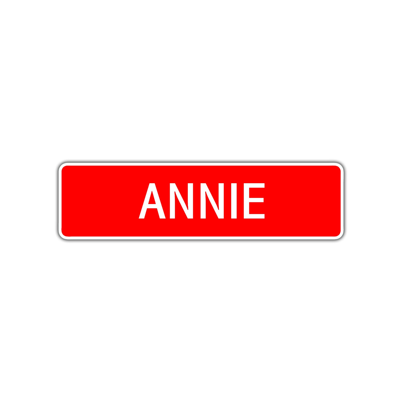 Annie Street Sign Children Name Room Plate