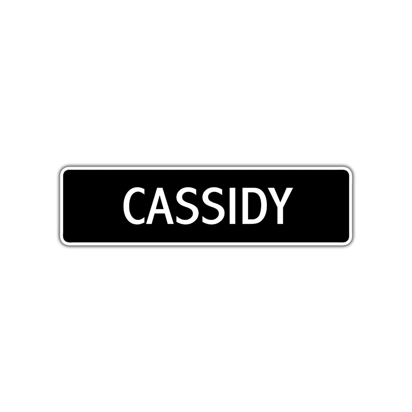 Cassidy Street Sign Children Name Room Plate