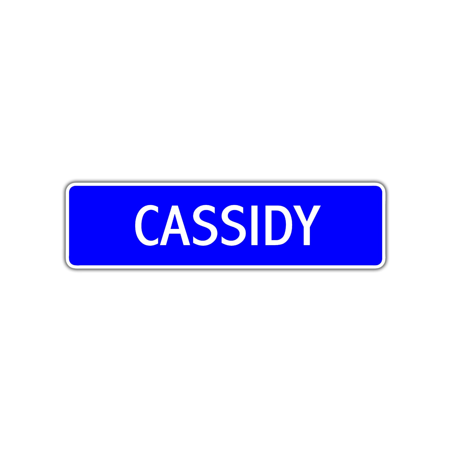 Cassidy Street Sign Children Name Room Plate