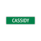 Cassidy Street Sign Children Name Room Plate