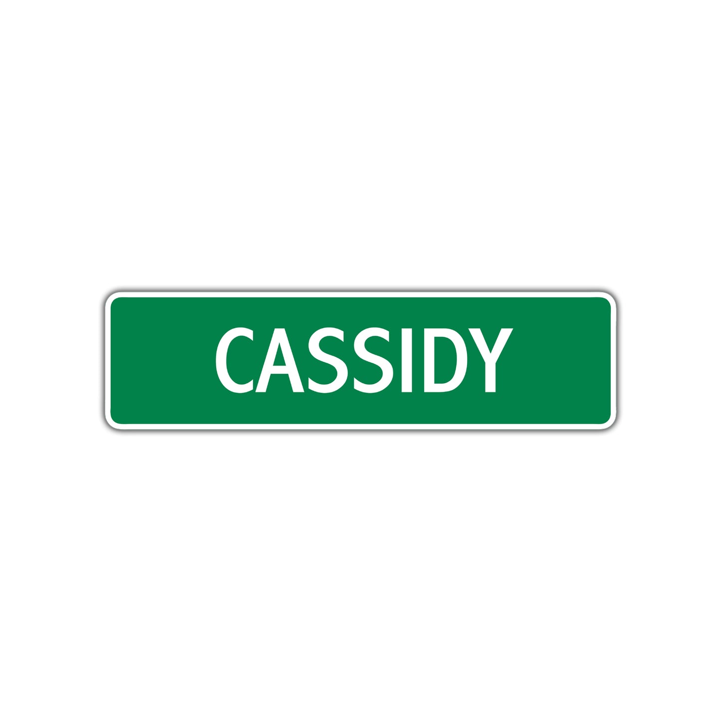 Cassidy Street Sign Children Name Room Plate