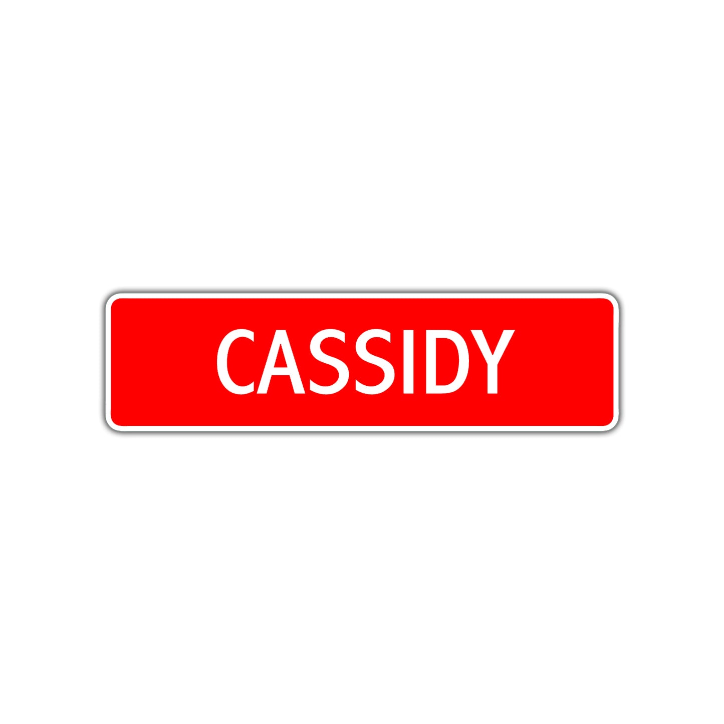 Cassidy Street Sign Children Name Room Plate