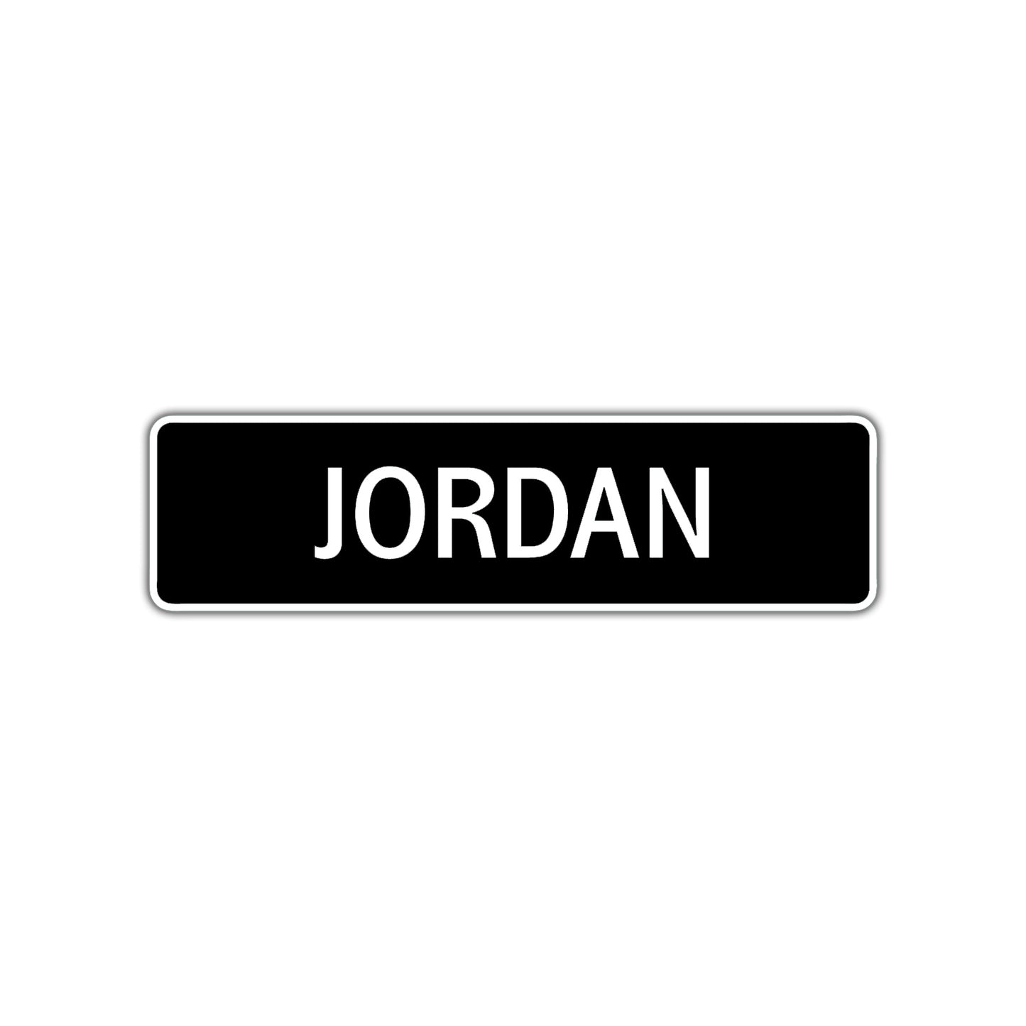 Jordan Street Sign Children Name Room Plate