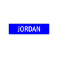 Jordan Street Sign Children Name Room Plate