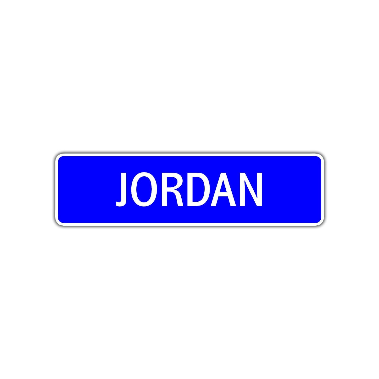 Jordan Street Sign Children Name Room Plate