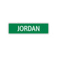 Jordan Street Sign Children Name Room Plate