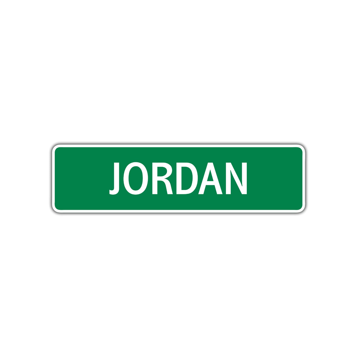 Jordan Street Sign Children Name Room Plate