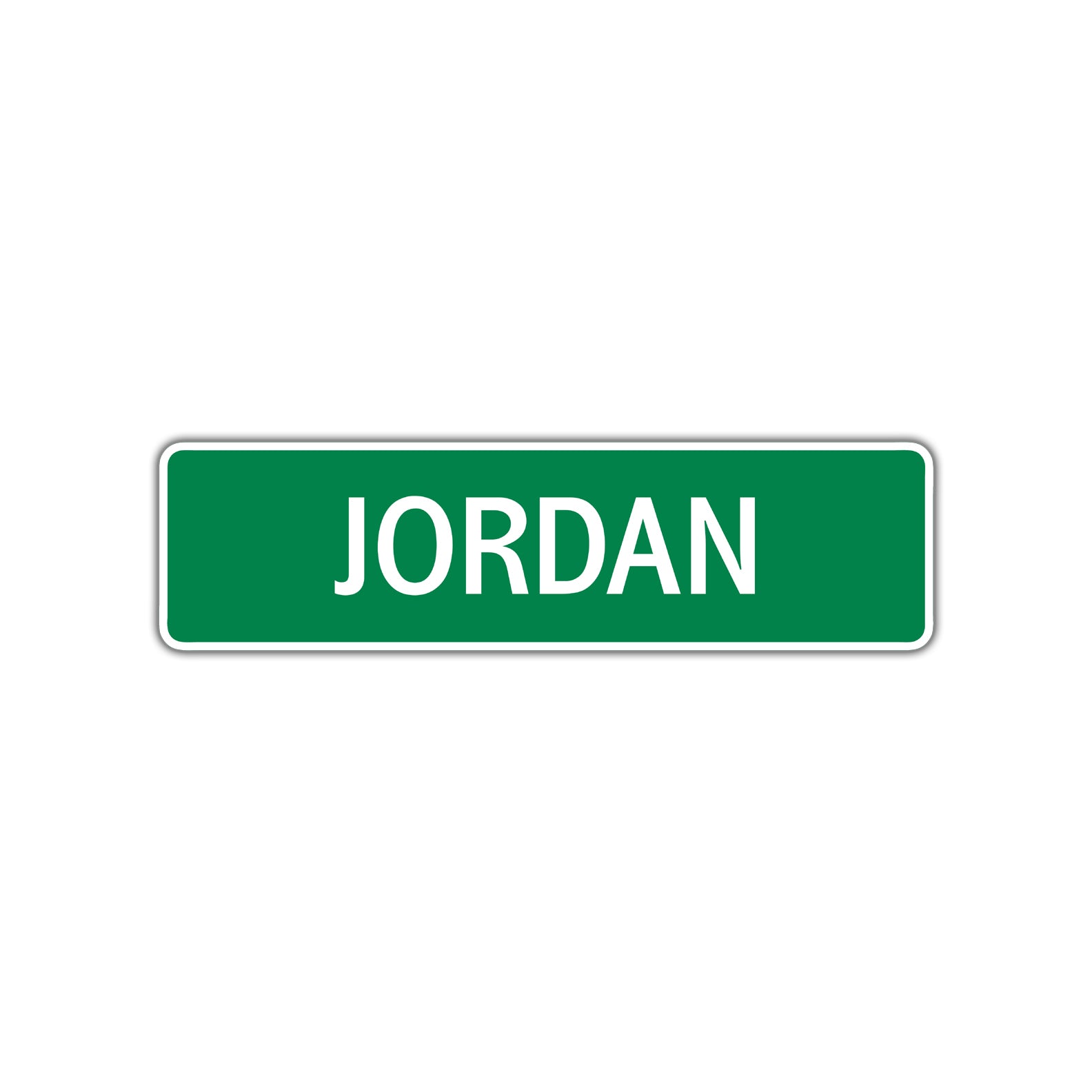 Jordan Street Sign Children Name Room Plate