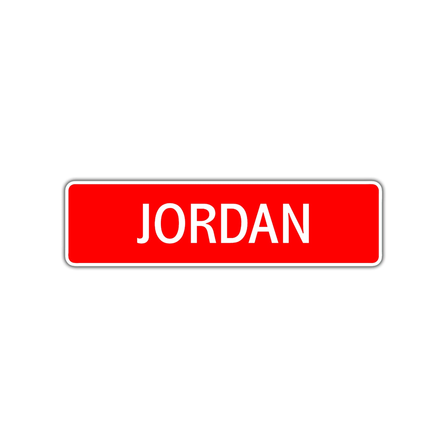 Jordan Street Sign Children Name Room Plate