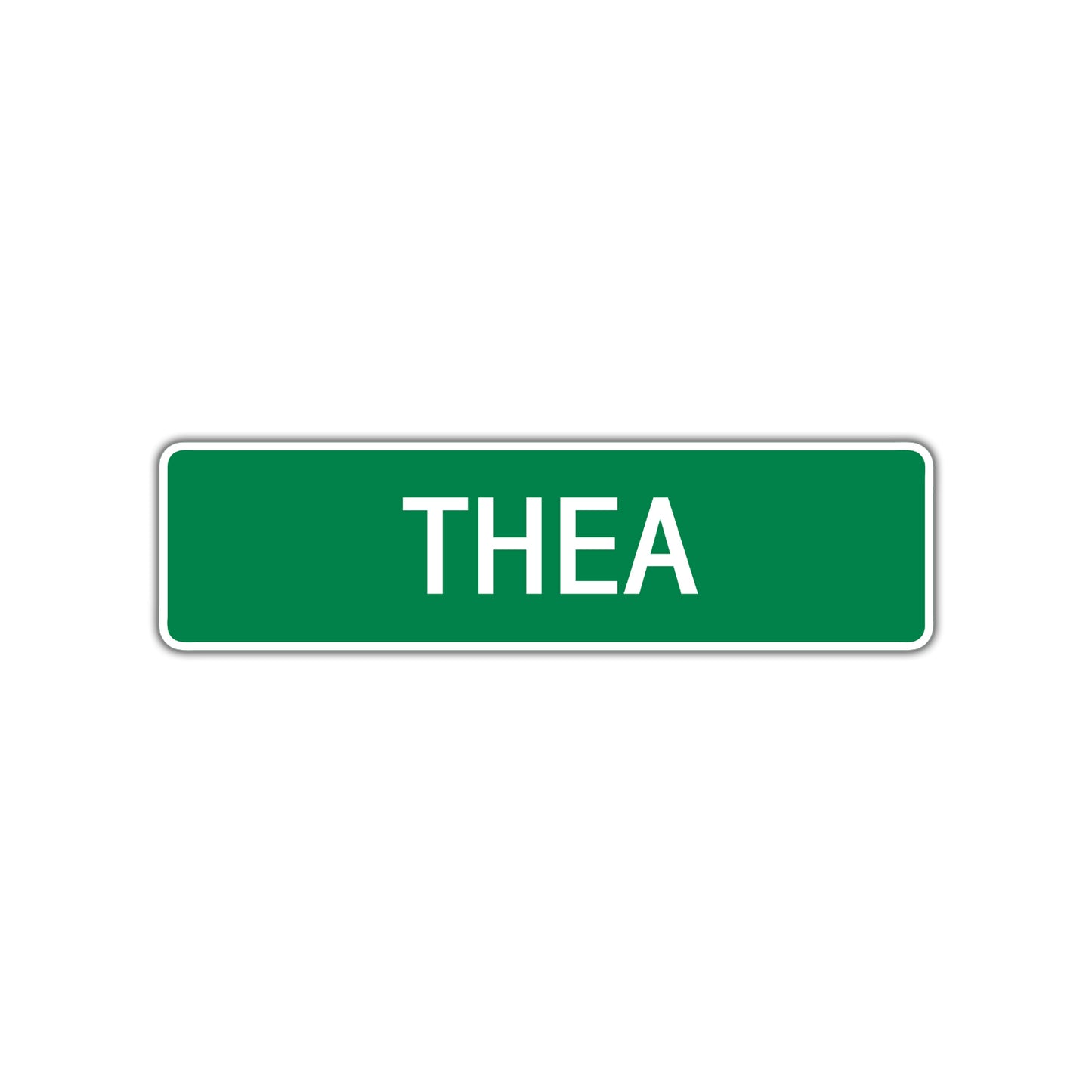 Thea Street Sign Children Name Room Plate