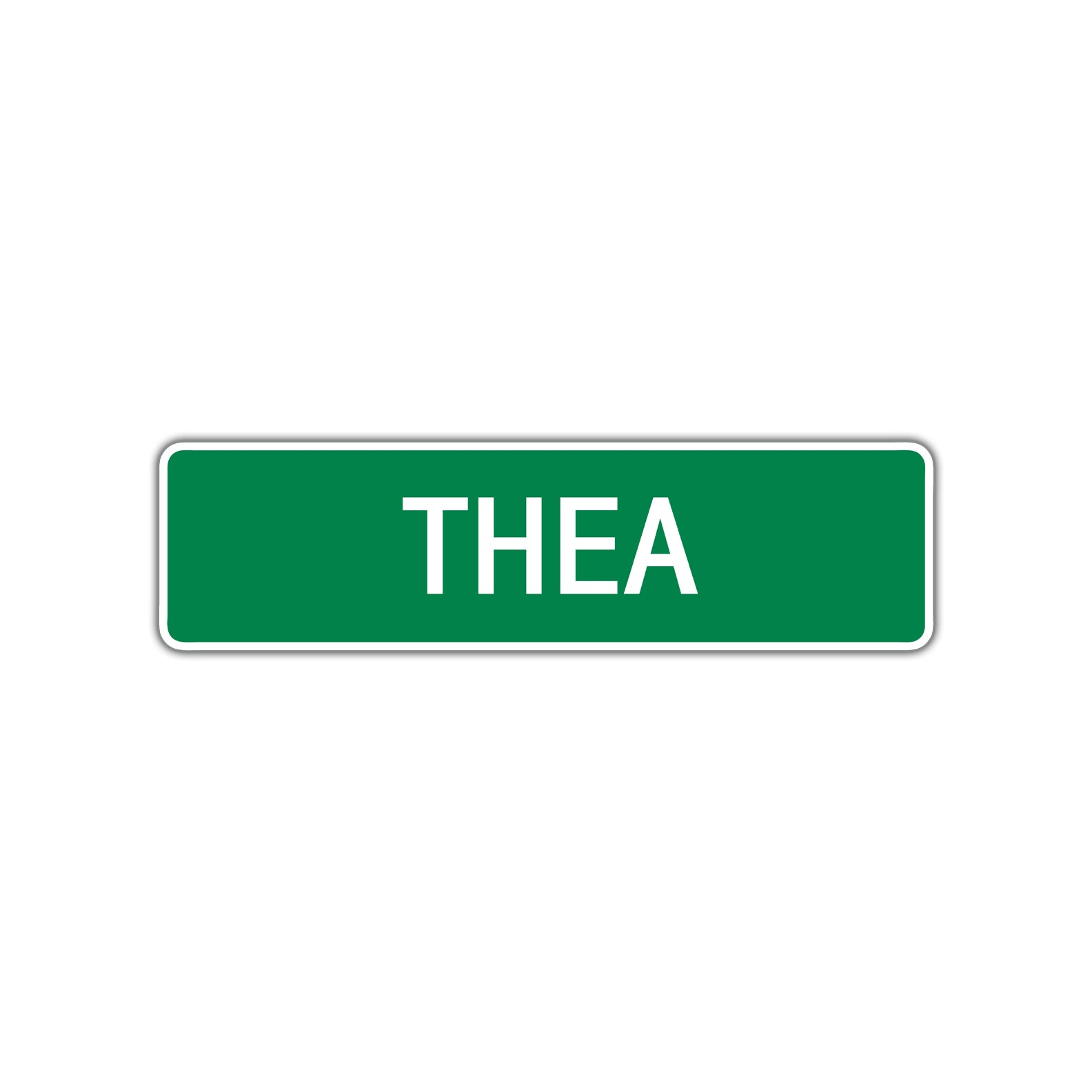 Thea Street Sign Children Name Room Plate