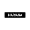 Mariana Street Sign Children Name Room Plate