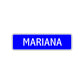 Mariana Street Sign Children Name Room Plate