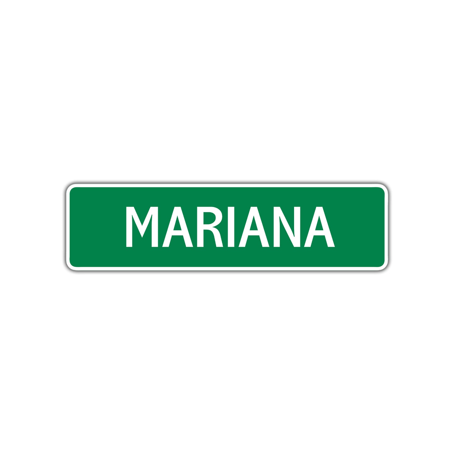 Mariana Street Sign Children Name Room Plate