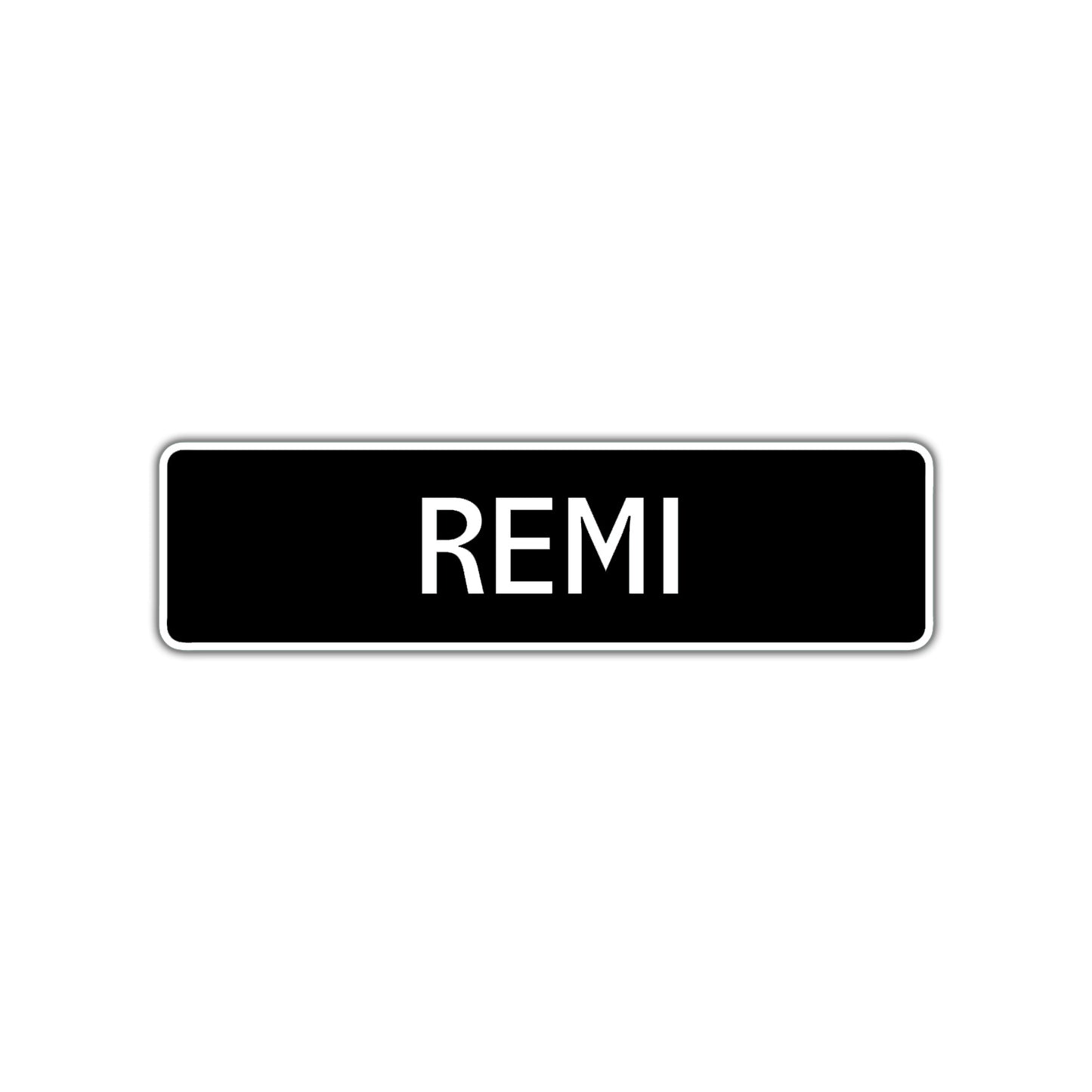 Remi Street Sign Children Name Room Plate