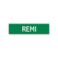 Remi Street Sign Children Name Room Plate