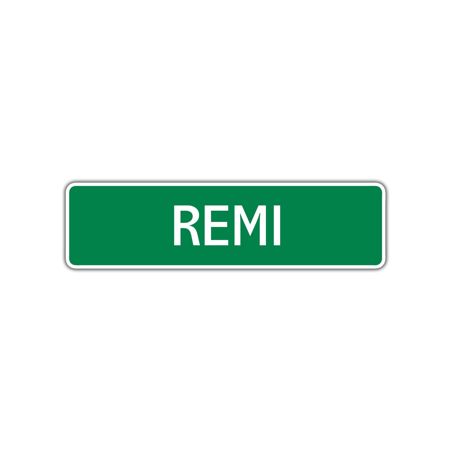 Remi Street Sign Children Name Room Plate