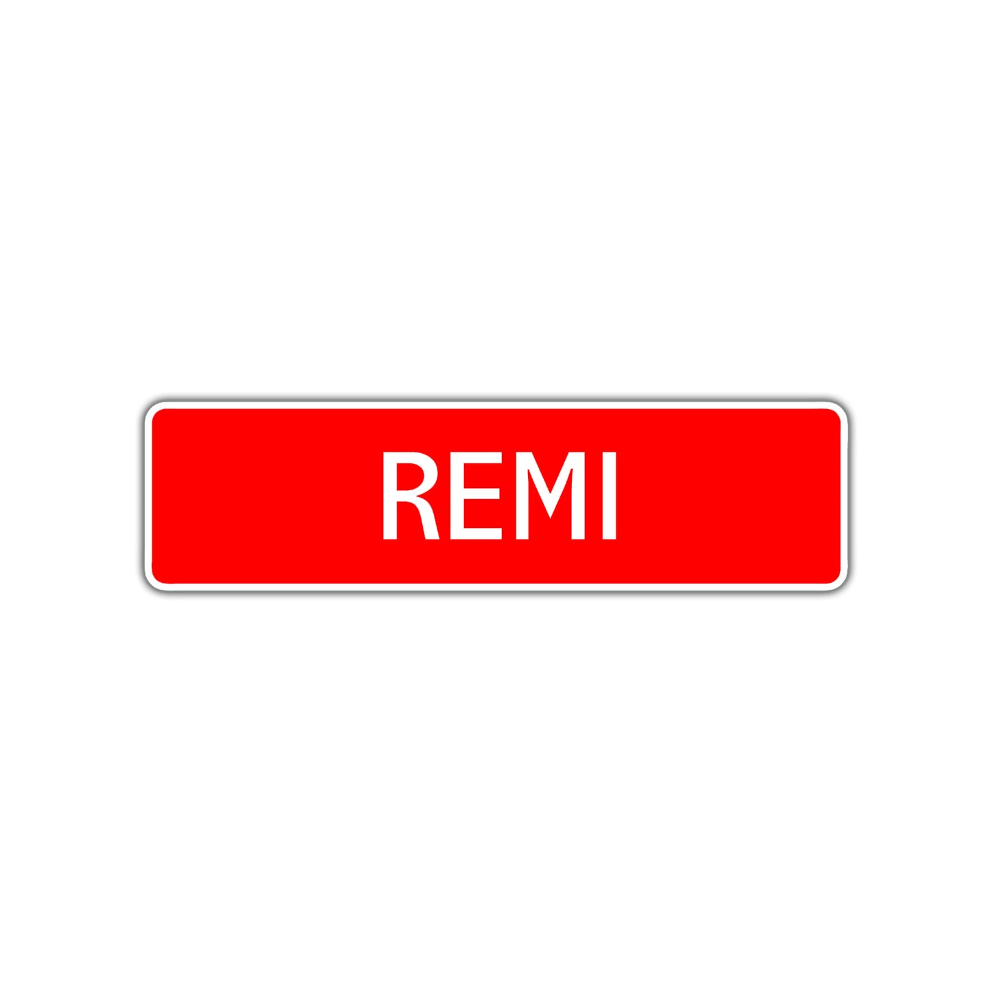 Remi Street Sign Children Name Room Plate