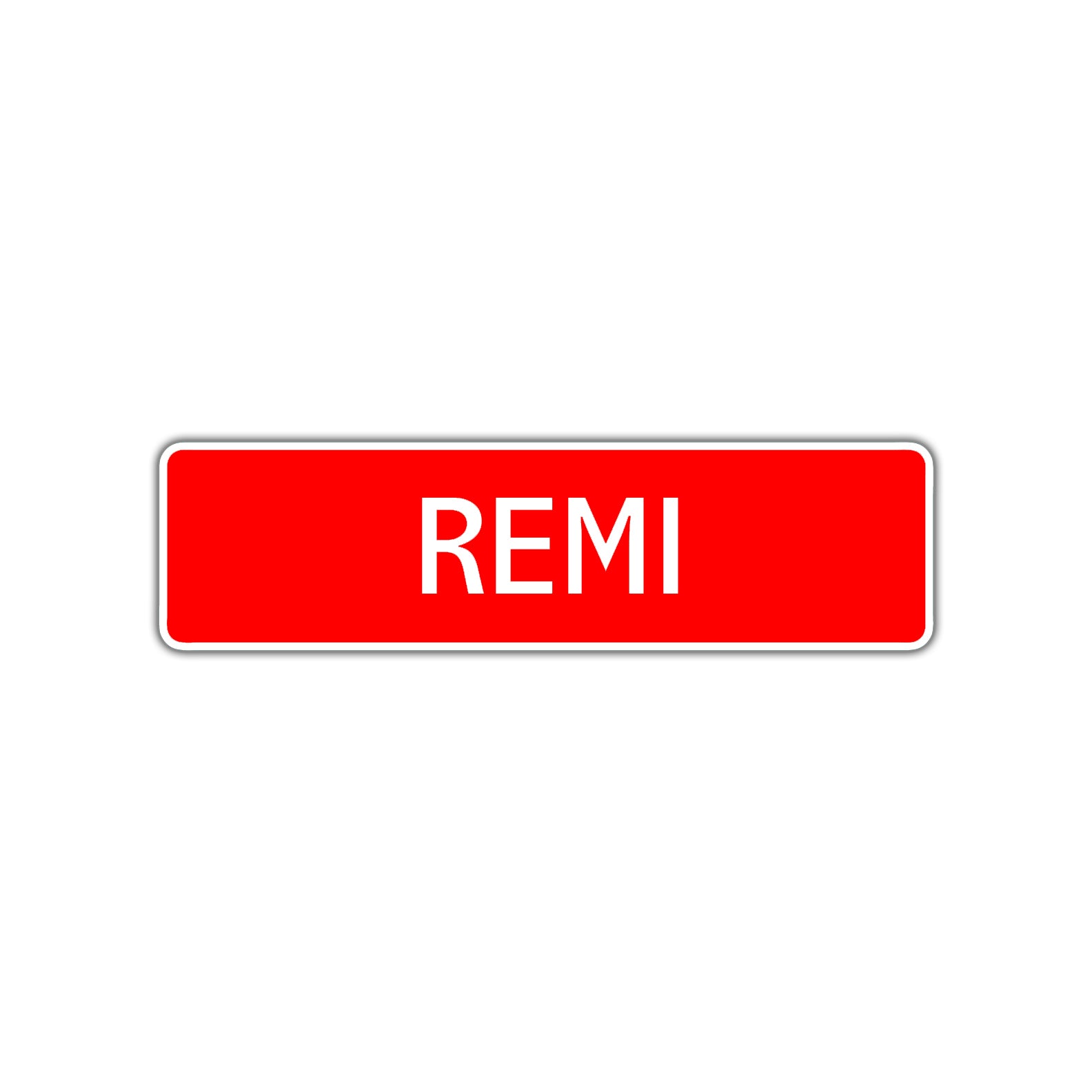 Remi Street Sign Children Name Room Plate