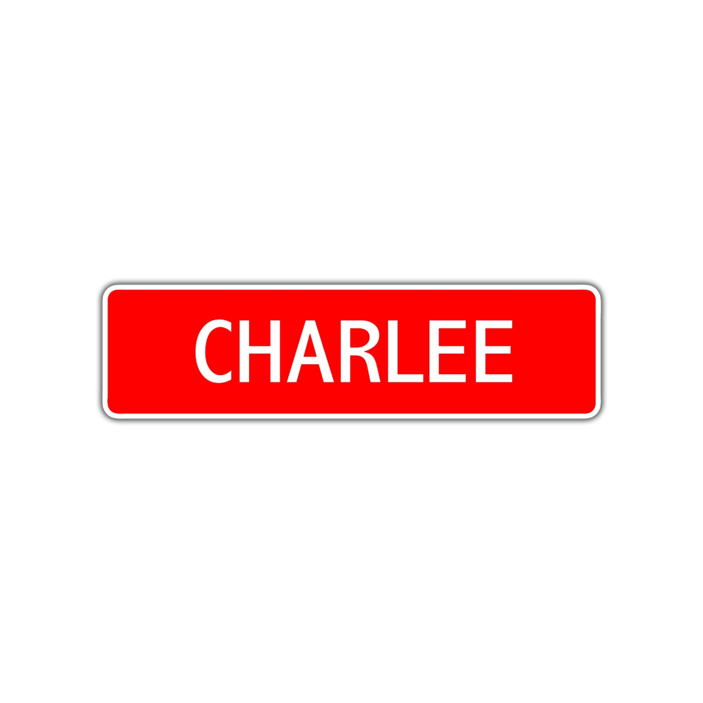 Charlee Street Sign Children Name Room Plate