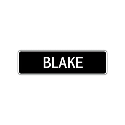 Blake Street Sign Children Name Room Plate