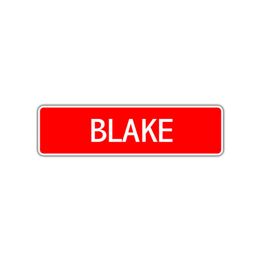 Blake Street Sign Children Name Room Plate