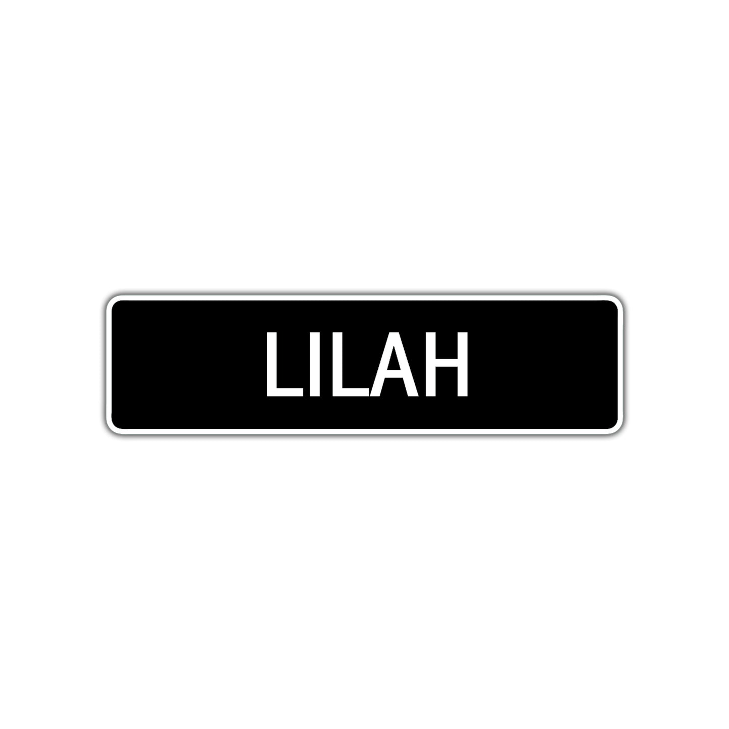 Lilah Street Sign Children Name Room Plate