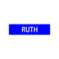 Ruth Street Sign Children Name Room Plate