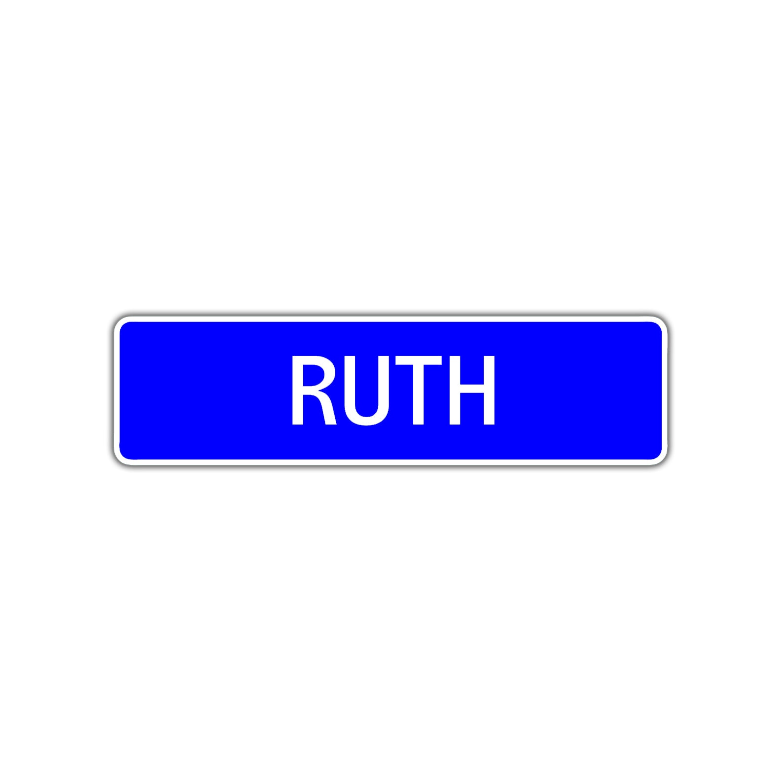 Ruth Street Sign Children Name Room Plate
