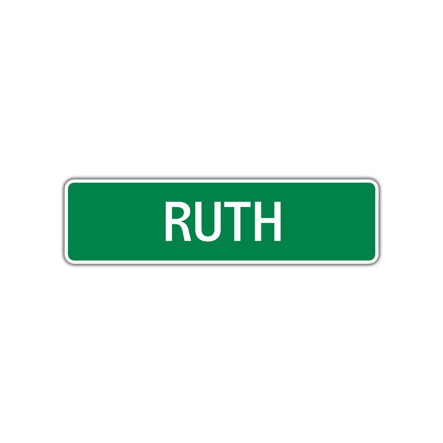 Ruth Street Sign Children Name Room Plate