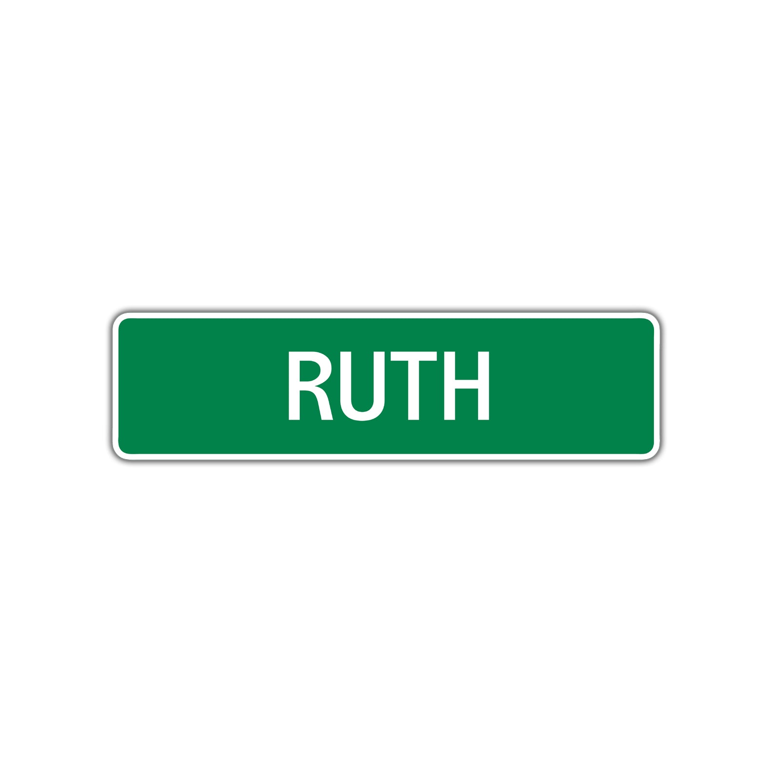 Ruth Street Sign Children Name Room Plate