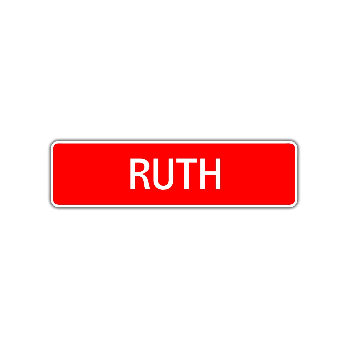 Ruth Street Sign Children Name Room Plate
