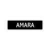 Amara Street Sign Children Name Room Plate