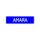 Amara Street Sign Children Name Room Plate