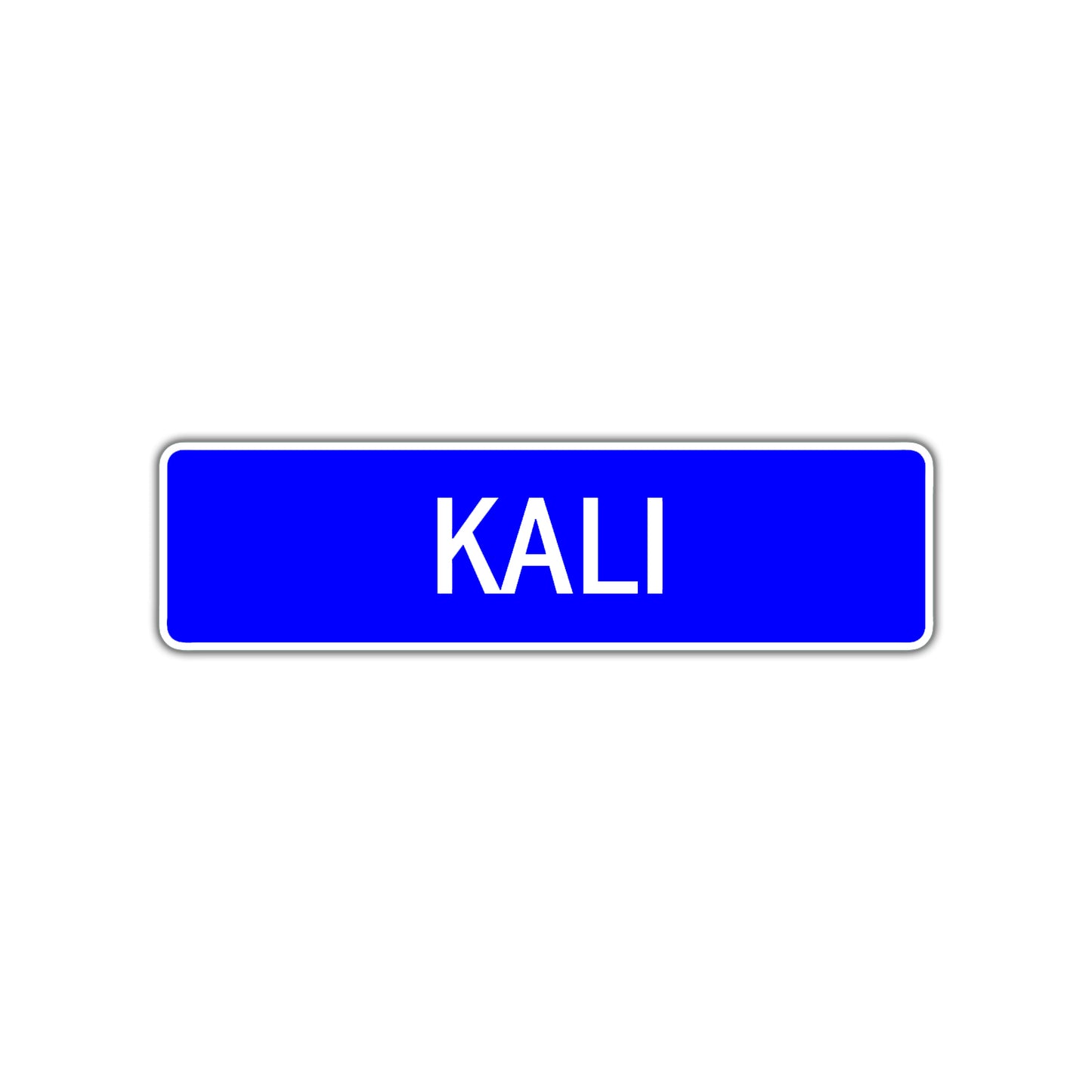 Kali Street Sign Children Name Room Plate