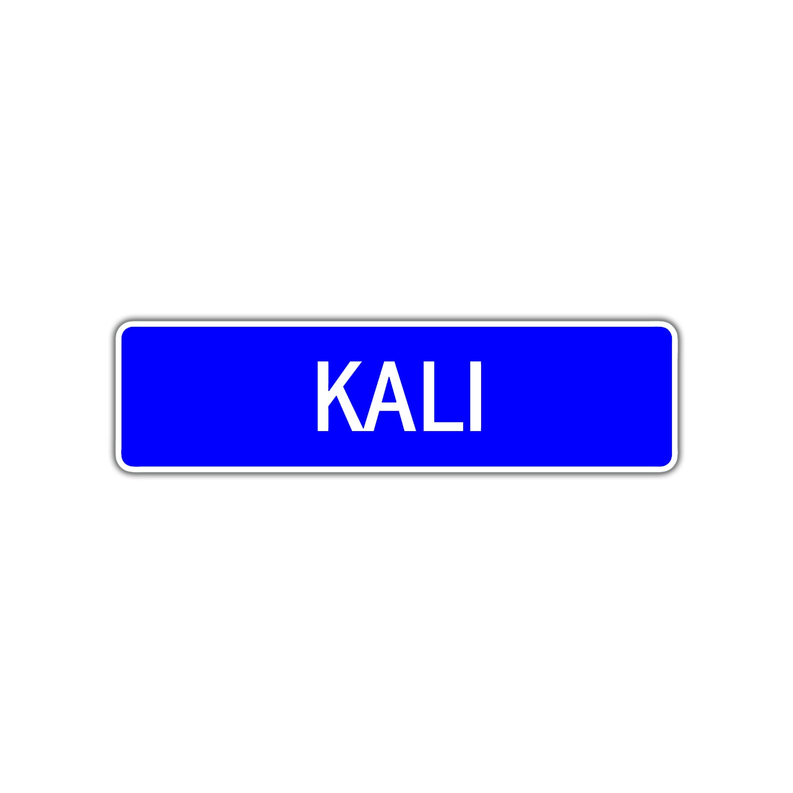 Kali Street Sign Children Name Room Plate