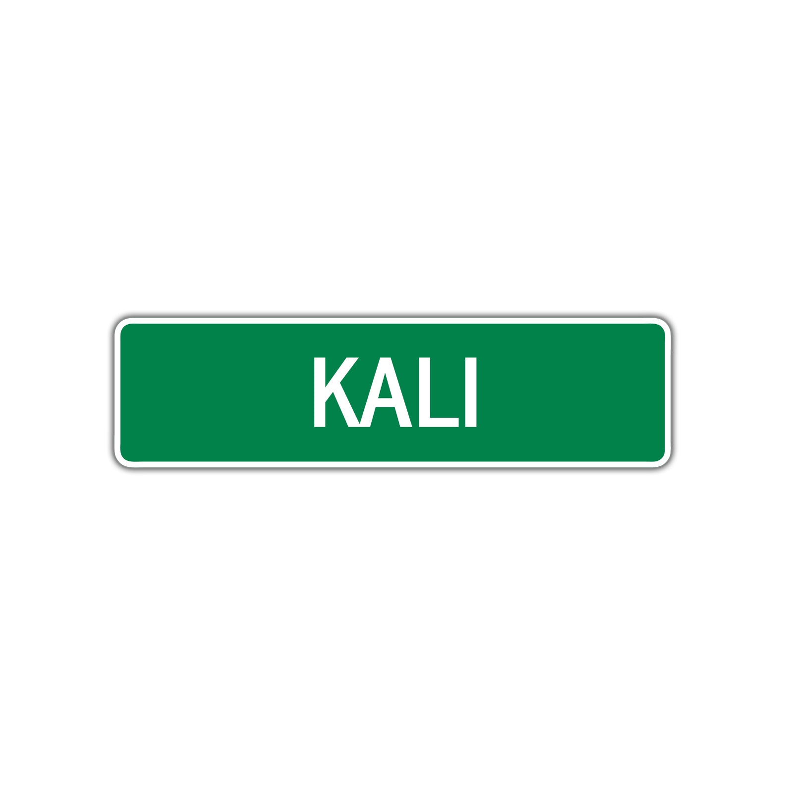 Kali Street Sign Children Name Room Plate