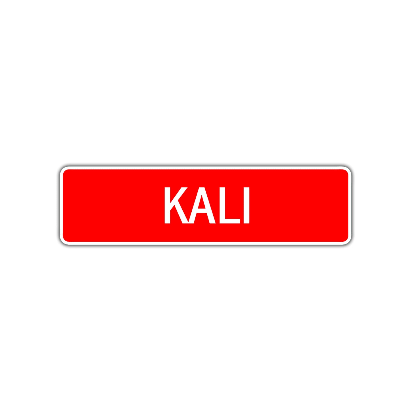 Kali Street Sign Children Name Room Plate