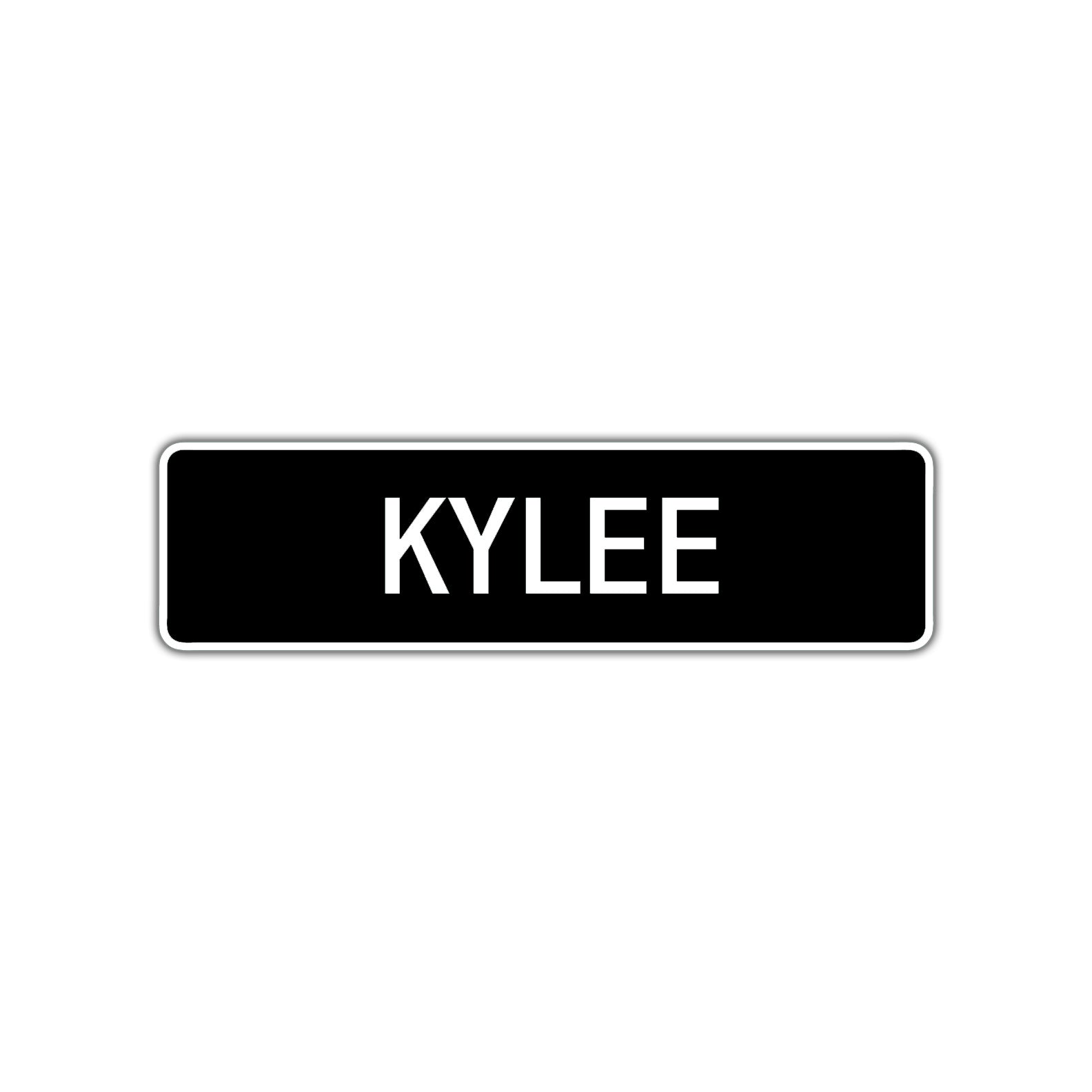 Kylee Street Sign Children Name Room Plate