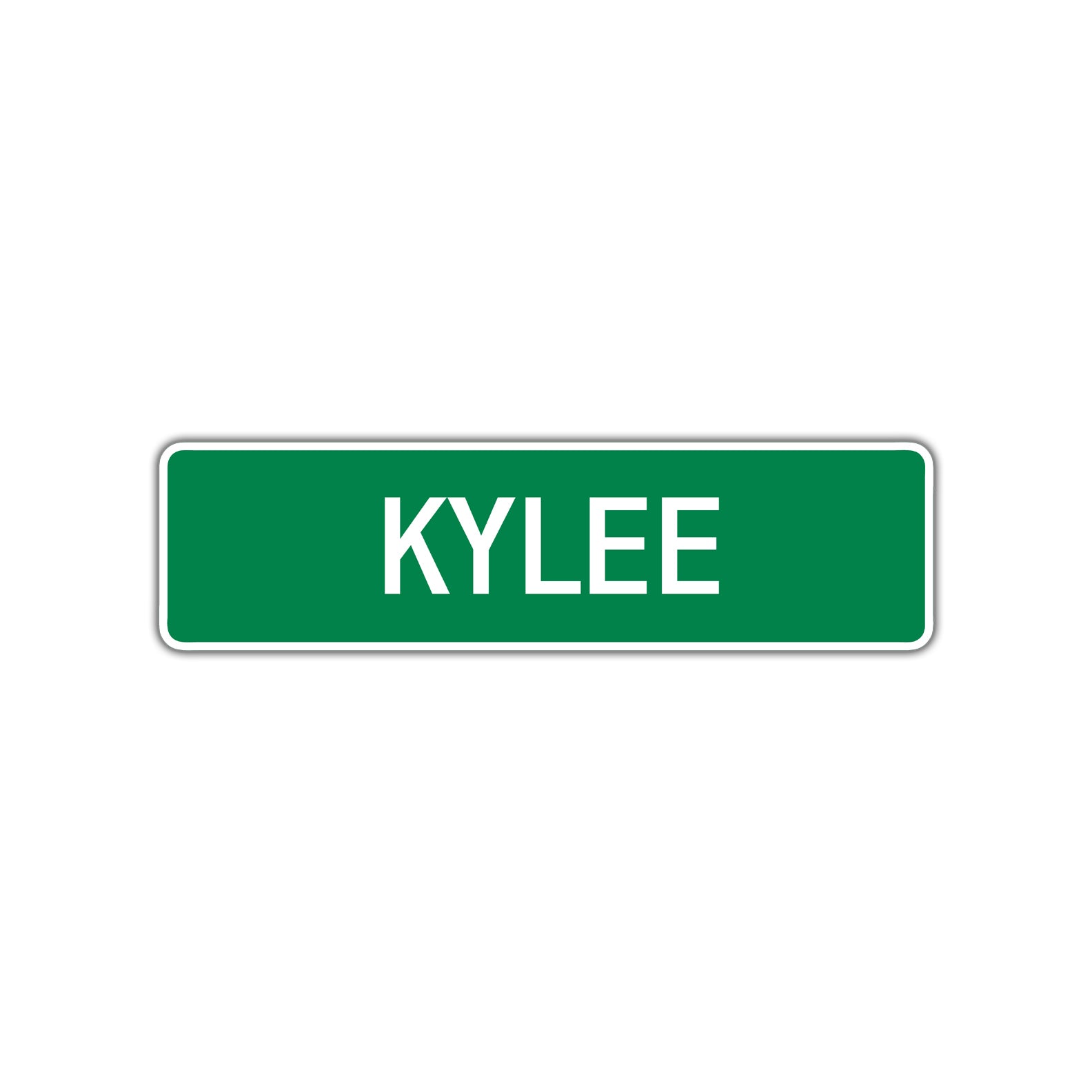 Kylee Street Sign Children Name Room Plate