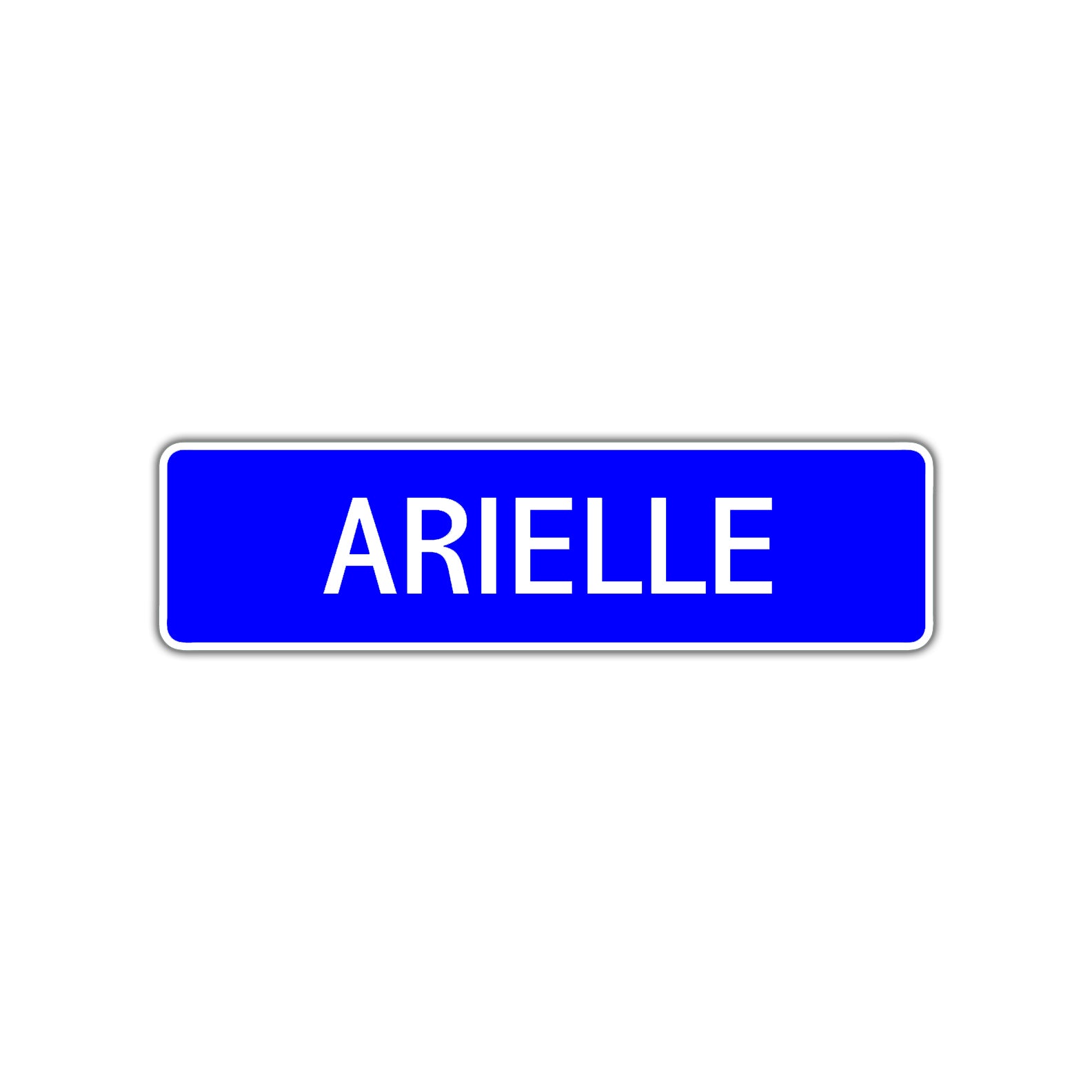 Arielle Street Sign Children Name Room Plate