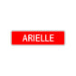 Arielle Street Sign Children Name Room Plate
