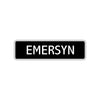 Emersyn Street Sign Children Name Room Plate