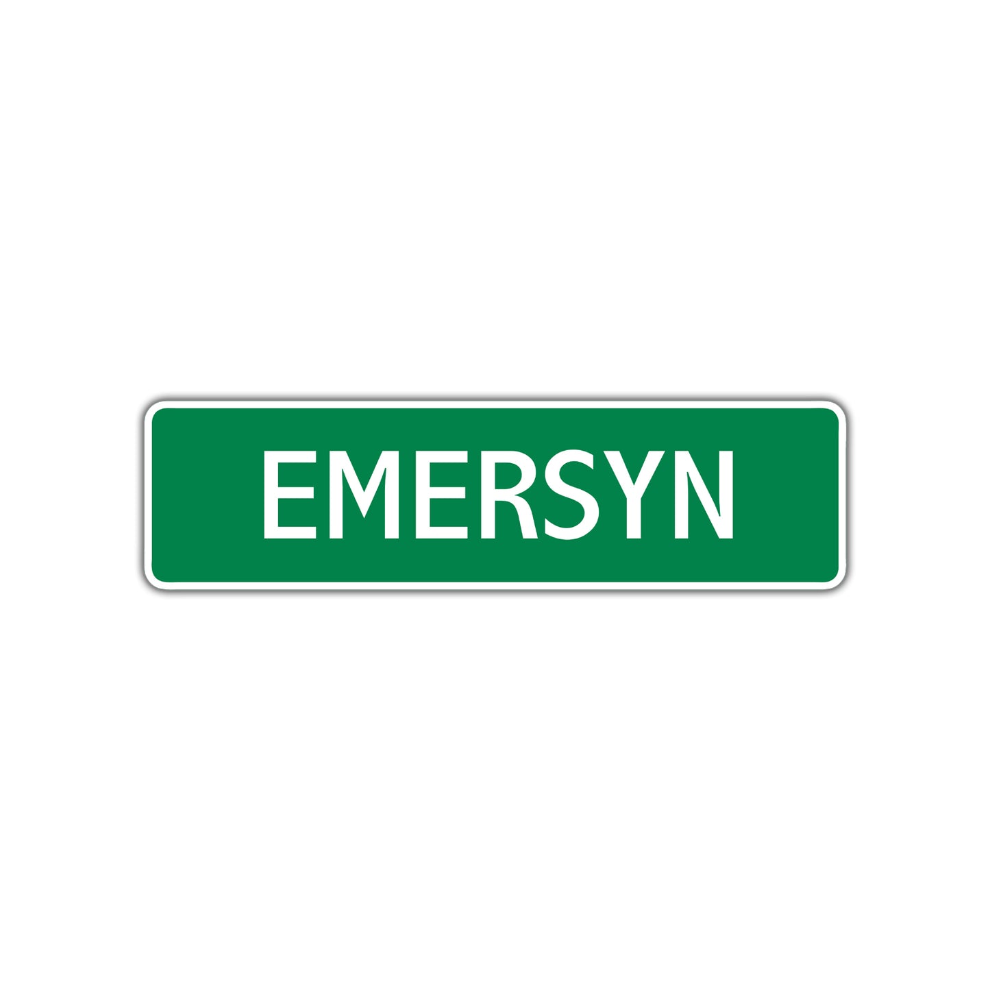 Emersyn Street Sign Children Name Room Plate