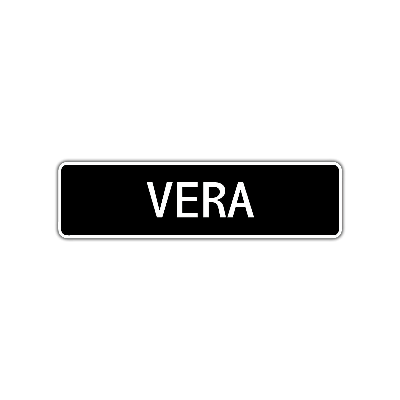 Vera Street Sign Children Name Room Plate