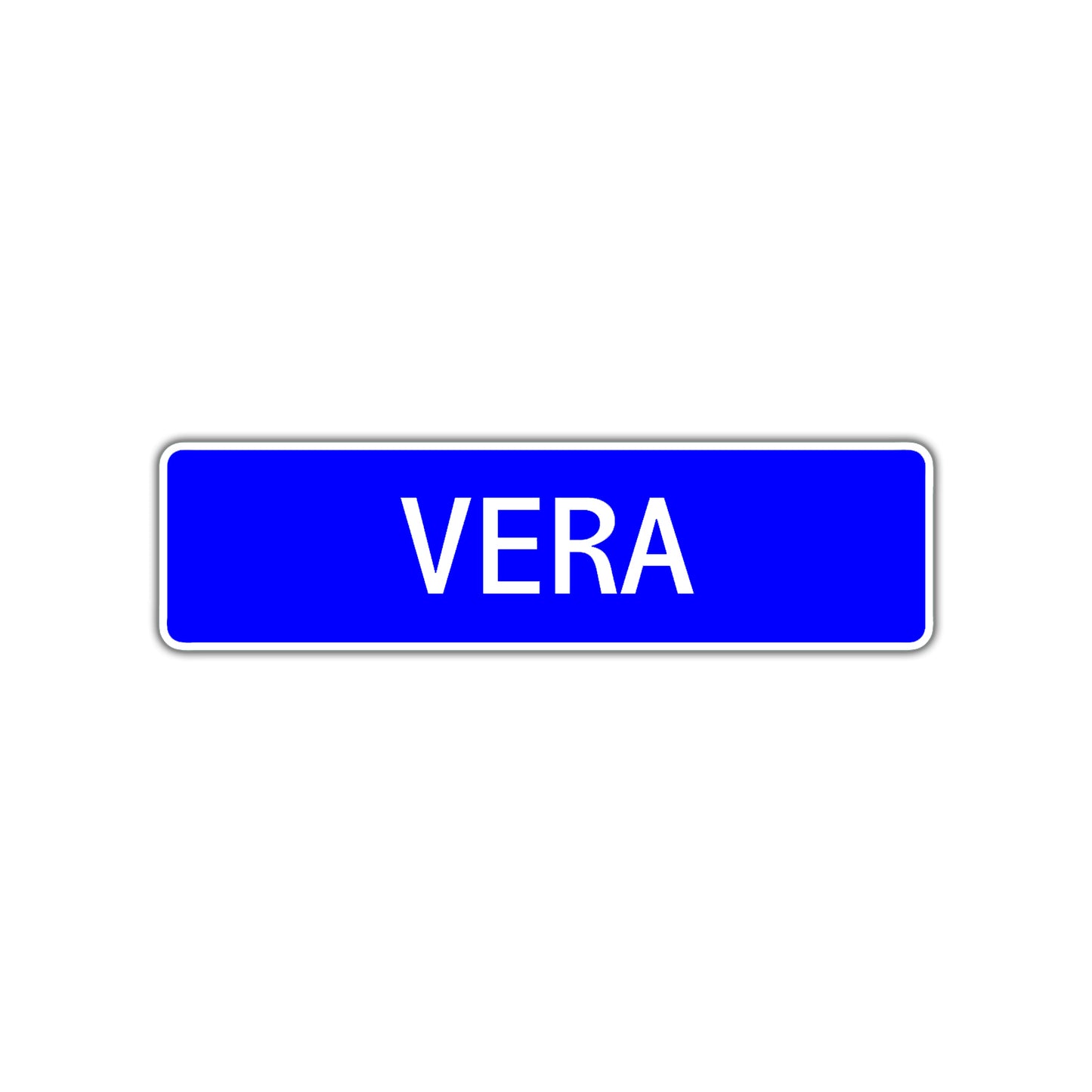 Vera Street Sign Children Name Room Plate